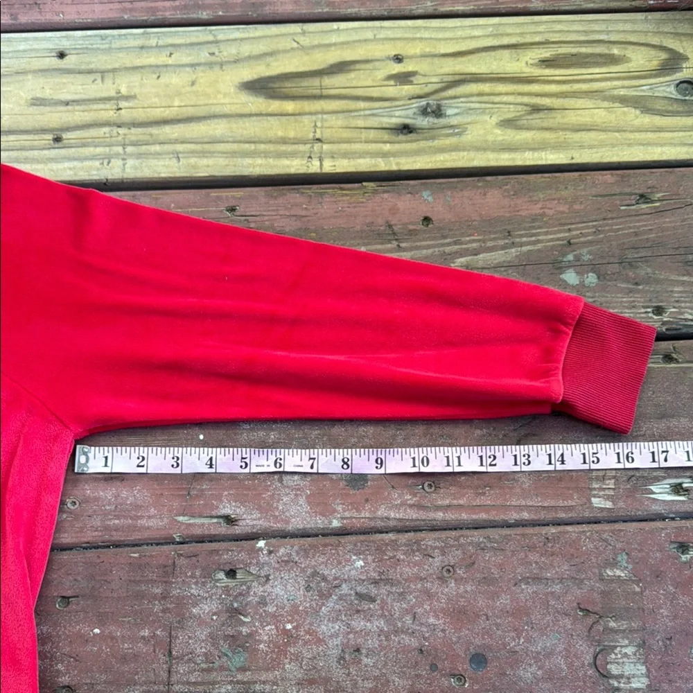 Secret Treasures Velour Red PJ Pajama Top